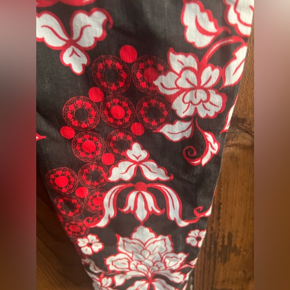 Vintage Womens Bebe Nirvana Bliss Skinny Black & Red Floral Denim Jeans size 29 - Picture 8 of 9